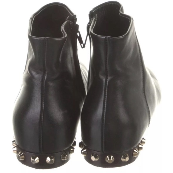 BALENCIAGA studded ankle boots. Black leather size 9, but runs a size small - Picture 4 of 5